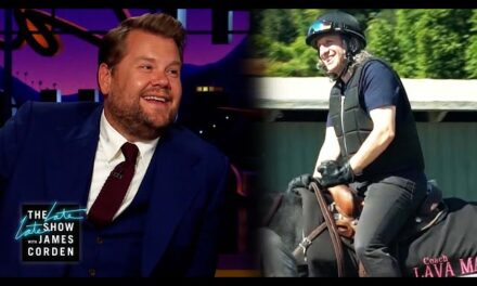 The Late Late Show fulfills staff member’s dream with heartwarming horse racing segment