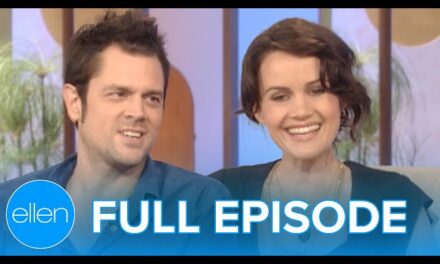 Johnny Knoxville and Carla Gugino Bring Laughter and Entertainment to The Ellen Degeneres Show