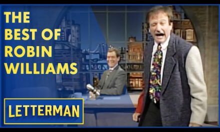 The Legendary Robin Williams: A Hilarious and Unforgettable Presence on David Letterman’s Talk Show