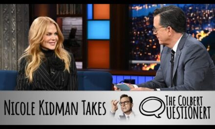 Nicole Kidman Reveals Her Favorite Sandwich and More in The Colbert Questionnaire