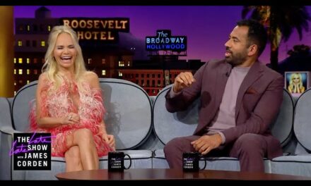 Kristin Chenoweth and Kal Penn Share Exciting Personal News on “The Late Late Show with James Corden