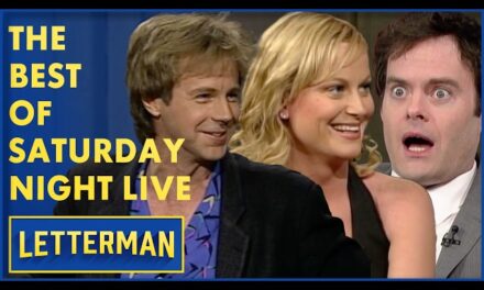 Star-Studded ‘Saturday Night Live’ Cast lights up David Letterman’s Talk Show