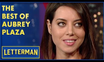 Aubrey Plaza Shines on David Letterman: A Charming and Quirky Interview