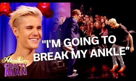 Justin Bieber Attempts High Heel Record on Alan Carr: Chatty Man