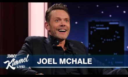 Actor Joel McHale Talks Pet Rabbits, Electric Bikes, and Doing Stunts on “Jimmy Kimmel Live