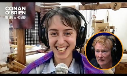 Conan O’Brien Explores the Surprising Link Between Weaving and Modern Computing with Guest Weaver Julia