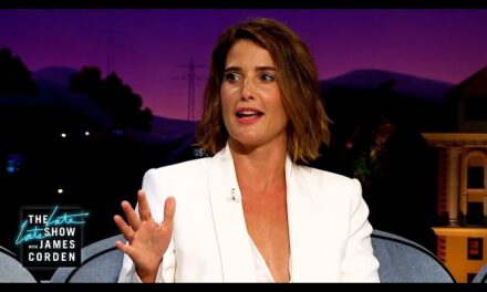 Cobie Smulders Celebrates Becoming a U.S. Citizen on ‘The Late Late Show’