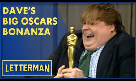 David Letterman Hosts Hilarious Oscar Bonanza on Talk Show, Featuring Shirley Temple and Bork the Grizzly Bear